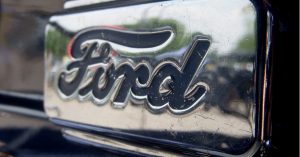 Ford Logo on Vehicle