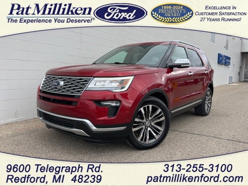 2018 Ford Explorer Platinum