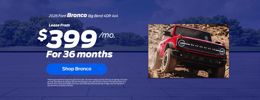 2026 Ford Bronco Lease Offer