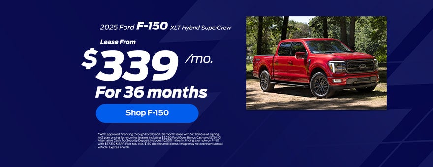 2025 Ford F-150 Lease Offer