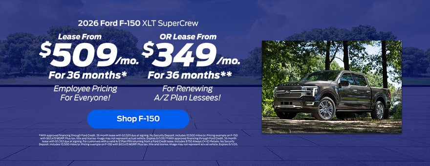 2026 Ford F-150 Lease Offer