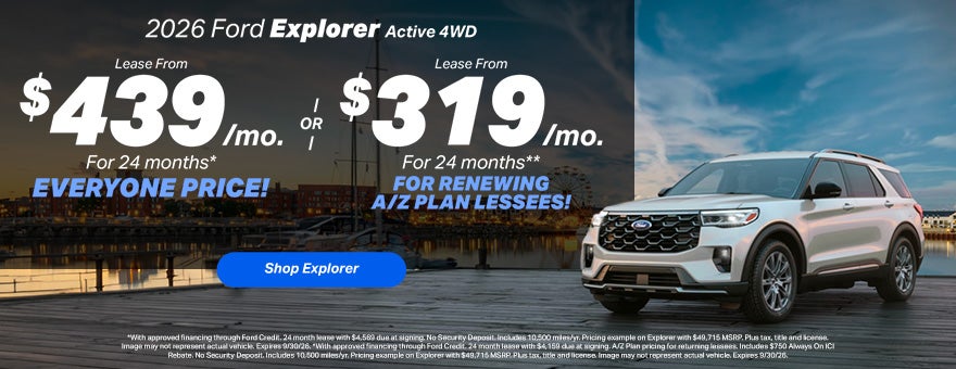 Ford Explorer Lease Offer