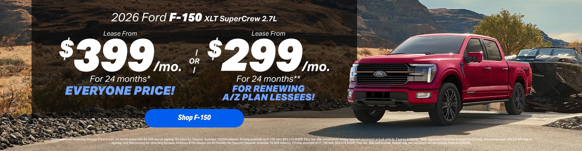 Ford F-150 Lease Offer