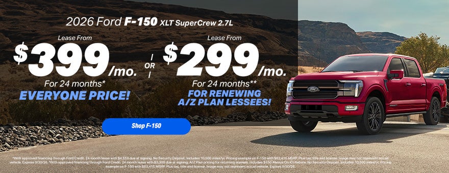 Ford F-150 Lease Offer