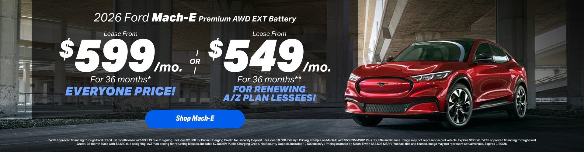 Ford Mach-E Lease Offer