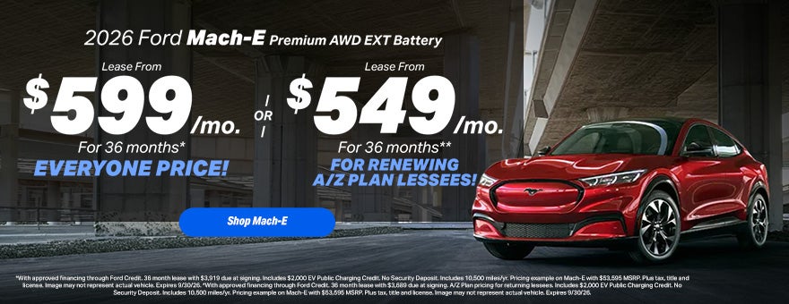 Ford Mach-E Lease Offer