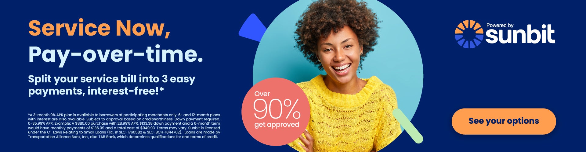 Pay Over Time With Sunbit at Pat Milliken Ford